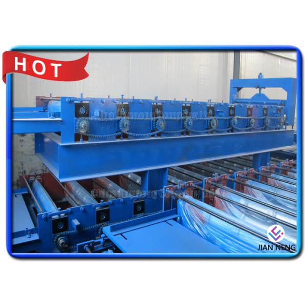 0.3-0.8mm Thickness Metal Rollforming Systems , Wall And Roof Steel Roofing Machine