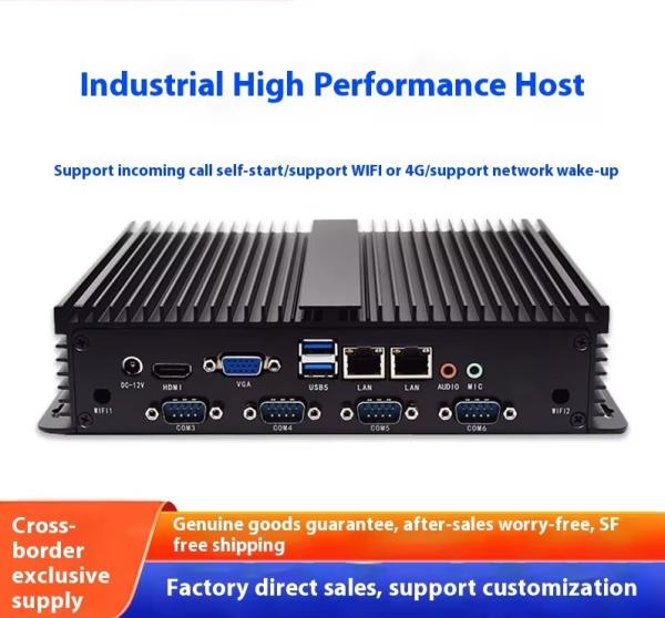 Fanless Industrial Mini PC Intel Core i5 Quad Core 4GB DDR4 SSD