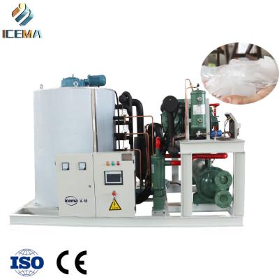 Máquina de gelo em flocos de água doce 10t/24h