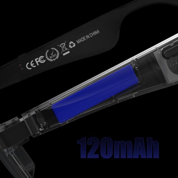 Smart Music Glasses AR Glass Wireless Bass with Microphone Glasses for Listening to Music and Making Phone Calls 50 - 80 FCC