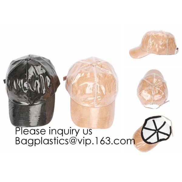 New Design Custom Tyvek&Pvc Hat/Adjustable Clear Pvc Baseball Cap/Washable Tyvek Paper Hat, bagease, bagplastics, pak