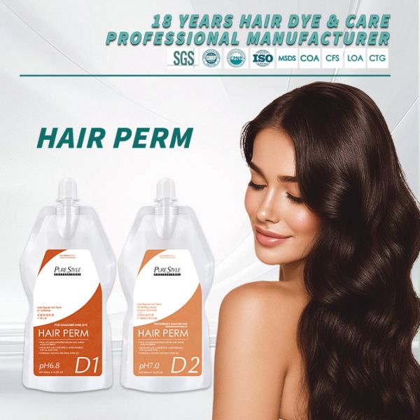 Hair Perm Cream Smooth Perming Hair Solution Premium Quality OEM Hair Dye