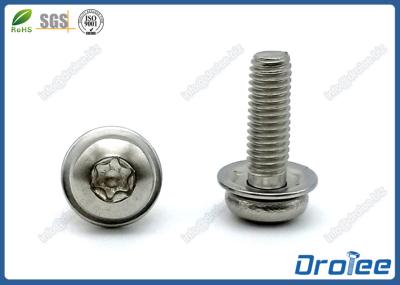 Torx Pan Head SEMS Machine Screws w/ Flat Washer, Stainless Steel 18-8