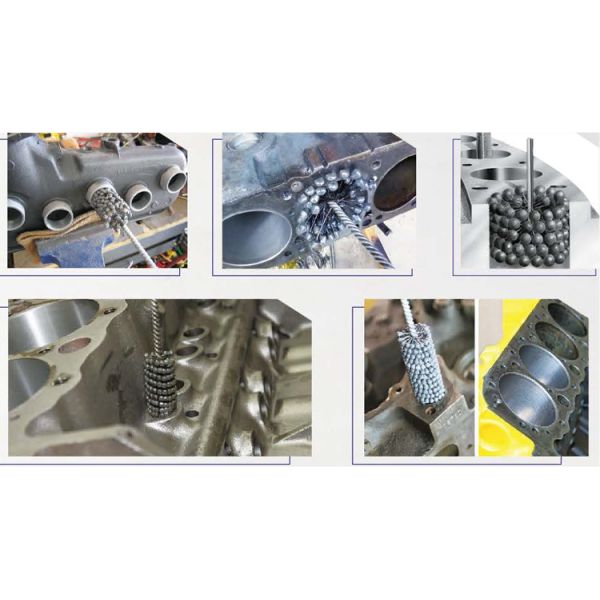 SIC Brush As Honing Brush For Polishing debris Silicon Carbide Abrasive  brush