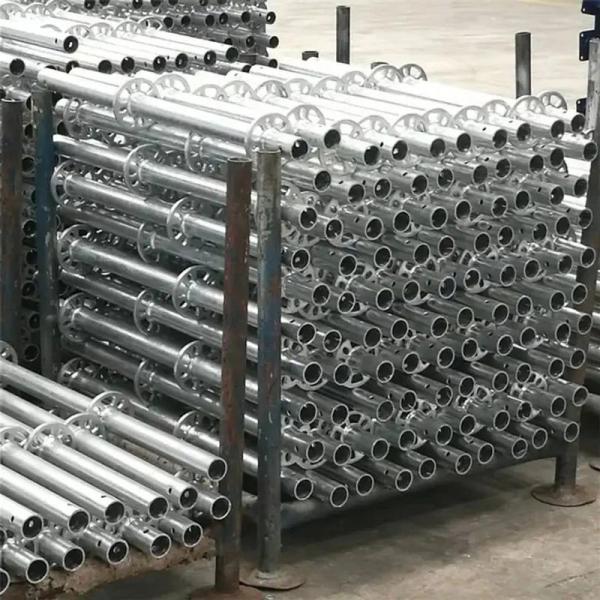 Galvanized 48.3mm 2m Layher Ring Lock Scaffolding Quick Locking Assembly Type OEM Service