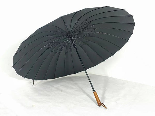 Luxury 24 Ribs Straight Walking Umbrellas Automatic Open 120cm Canopy Umbrellas