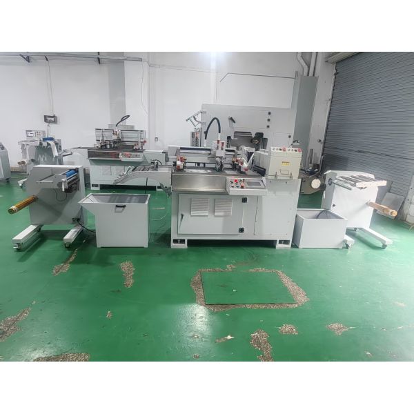 350-UV Screen Printing Machine with 350mm Printed Area, 7000 Times/Hour Speed, and UV Curing