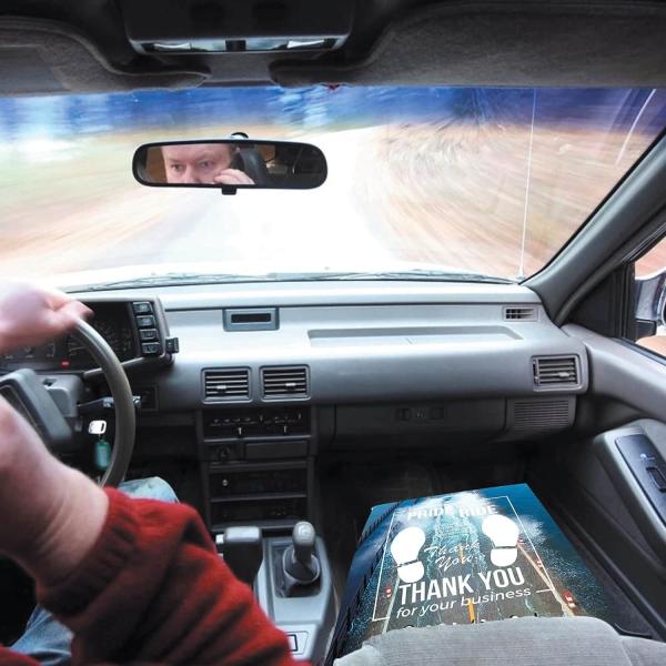 Disposable Car Paper Floor Mats Automotive Floor Mats Brown Kraft Paper Floor Mats for Cars Vehicles Printed