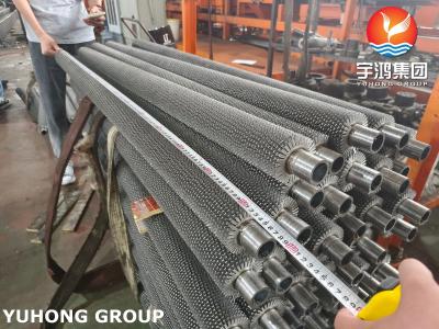 ASME SA192 Serrated Finned Tube HF Welding For Industrial Heaters Enhanced Heat Transfer Design