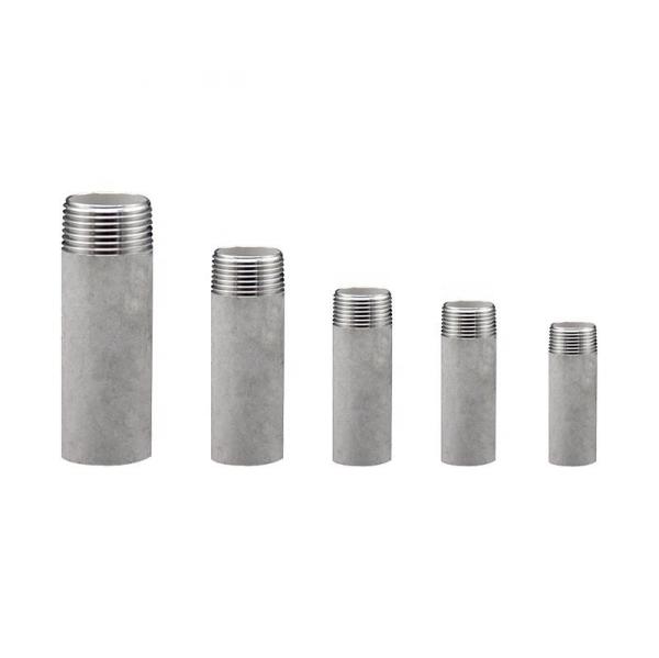 Round Head Stainless Steel Nipples for Pipe Fitting 201/304/316 Male Female Thread