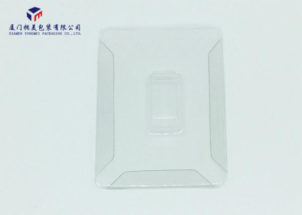 Clear Plastic Gift Boxes Plastic Retail Packaging Box Back Side with Paper Card