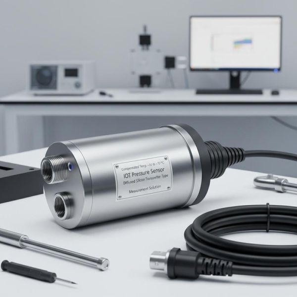 Compensated Temp Minus 10 To Plus 70 Degrees Celsius IOT Pressure Sensor Featuring Diffused Silicon Transmitter Type Measurement Solution