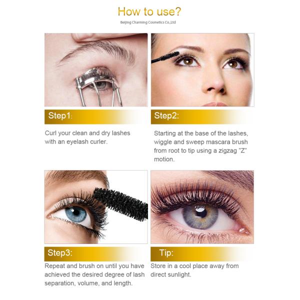 6ml Eyelash Extension Mascara 4D Pink Vibrating Fiber Private Label