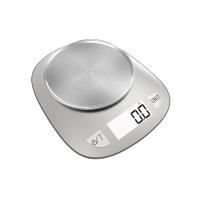 Veidt ROUND 5kg Stainless Steel Food Scale Smart Food Weight Scale Digital Kitchen Scale Battery Operated and ROUND Design