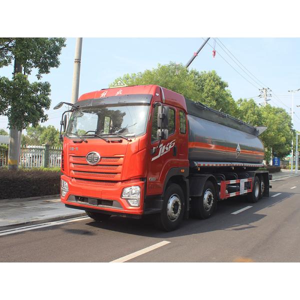 Jiefang Corrosive Tank Transport Vehicle Transporter 19 Cubic Meters EURO 5