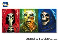 Stereograph Printing Lenticular Flip Creative Amazing Skull Decorative Waterproof Wallpaper
