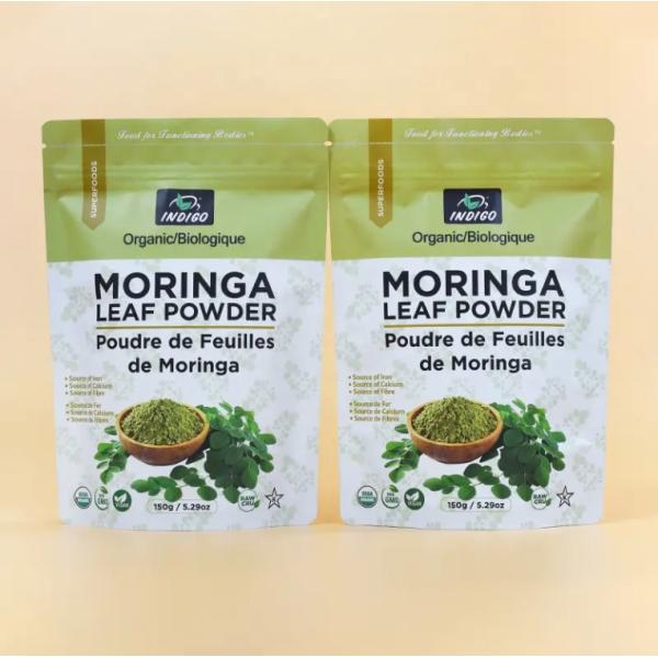 Wholesale Factory Custom Design Printed High Quality Matte Finish Powder Packaging Stand Up Pouch Bag With Zipper