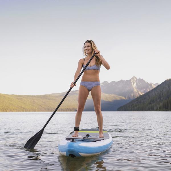 10' Coiled SUP Leash for WOOWAVE Stand up Paddle Board TPU Material Combo Set Offered