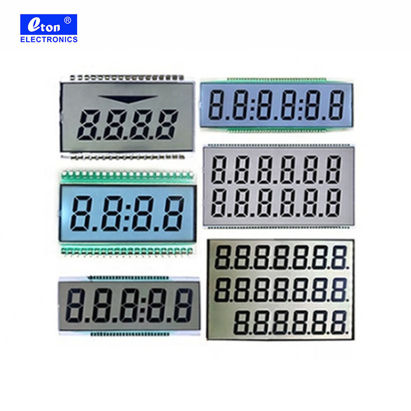 Custom 7 Segment  4 /5 /6 /12/20 /22 Digit  TN STN FSTN VA LCD Display Screen Car Lcd for Fuel Dispenser LCD Display Module