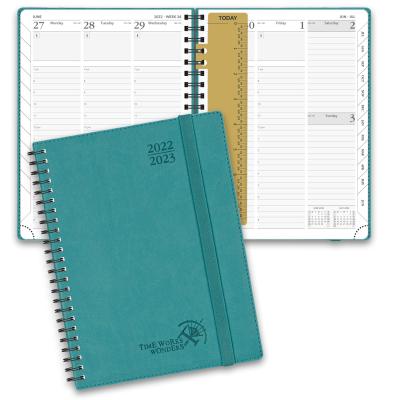 Calendário acadêmico azul de papel de Donau do marfim 80GSM do 22 de julho ao 23 de junho