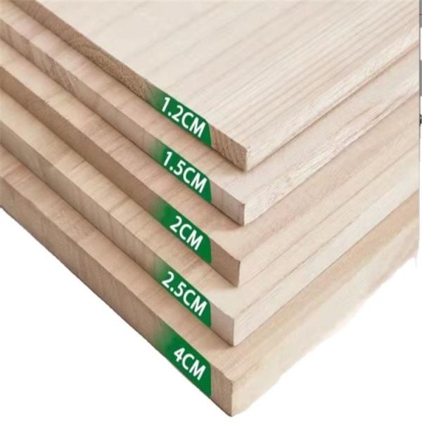FSC Sanded Timber Primed Solid Wood Panels Taekwondo Paulownia Wood Board