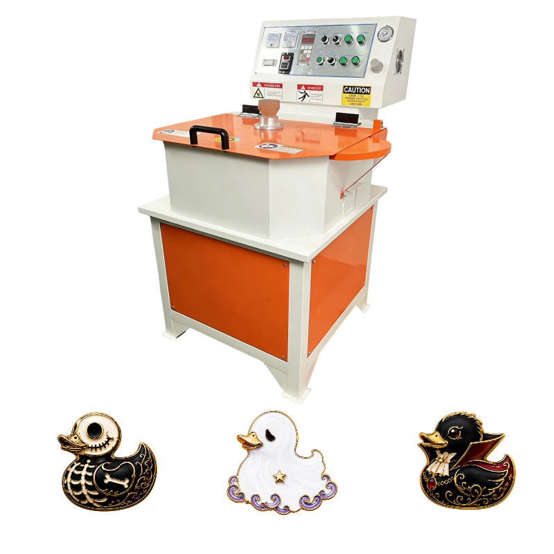 Zamak Duck-Shaped Halloween Badge Pin Gift Spin Casting Equipment