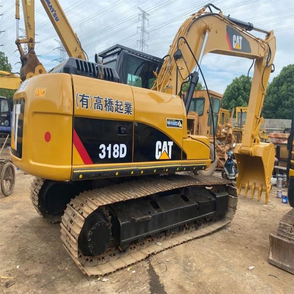 Used Caterpillar 318D Crawler Excavator in Excellent Working Condition and Affordable