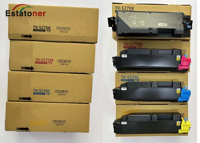 4 Pack Kyocera TK-5240 Toner Cartridge Black Cyan Magenta Yellow For ECOSYS P5026cdn P5026cdw Printers