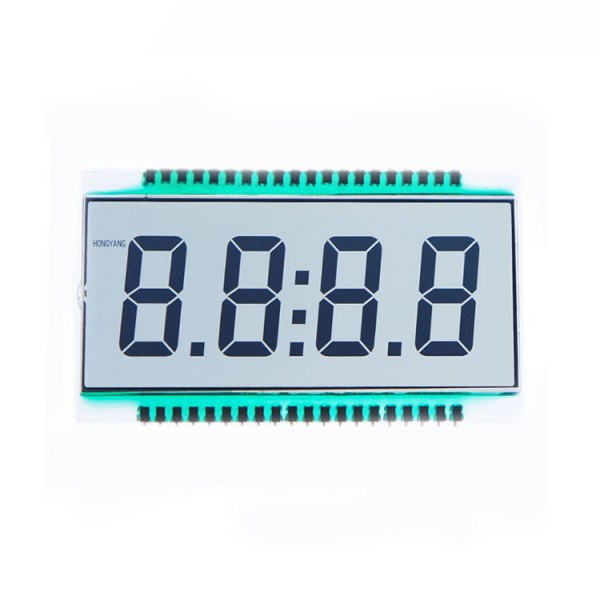 Positive 7 Segment 4-Digit LCD Display Fuel Dispenser for TN HTN FSTN Applications