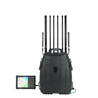 Anti Drone Detection Backpack 200-1020 MHz 2.37-2.52 GHz 5.1-5.2 GHz 5.72-5.88 GHz Customizable Frequencies and Power