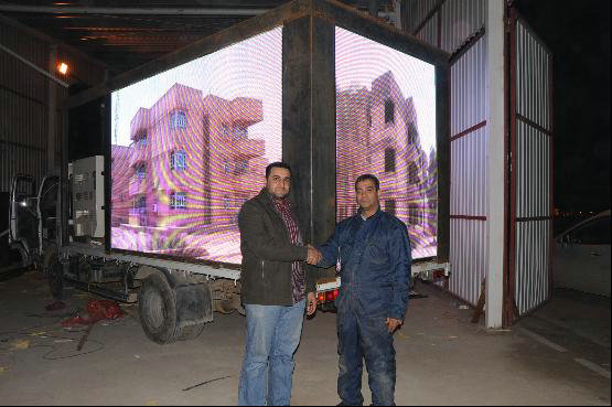 Waterproof P8 P10 	Truck Mounted LED Display , Mobile LED Screen Truck