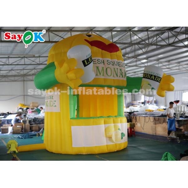 Будочка стойки лимонада раздувной ткани шатра 3*3*4m Оксфорд работы раздувная для рекламы