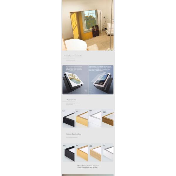 Modern Nordic Style Still Life Canvas Painting with Aluminum Frame and Sunshine Window