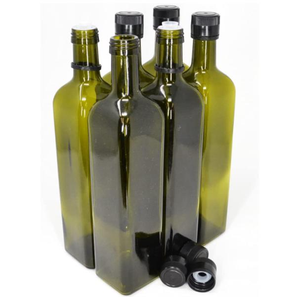 Clear Glass Olive Oil Bottle 250ml 500ml 750ml Body Oil Bottle Luxury Oud Oil Bottle For Food