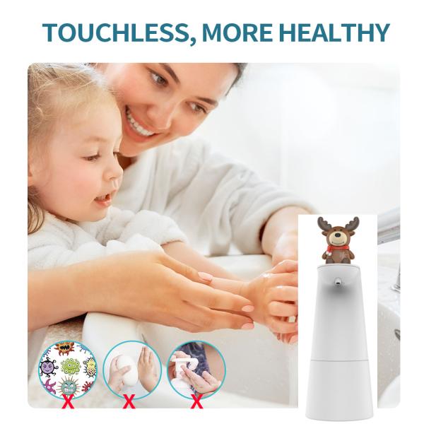 ABS Bathroom Automatic Sensor Lotion Dispensers Xmas Kids Bath Gift Sets
