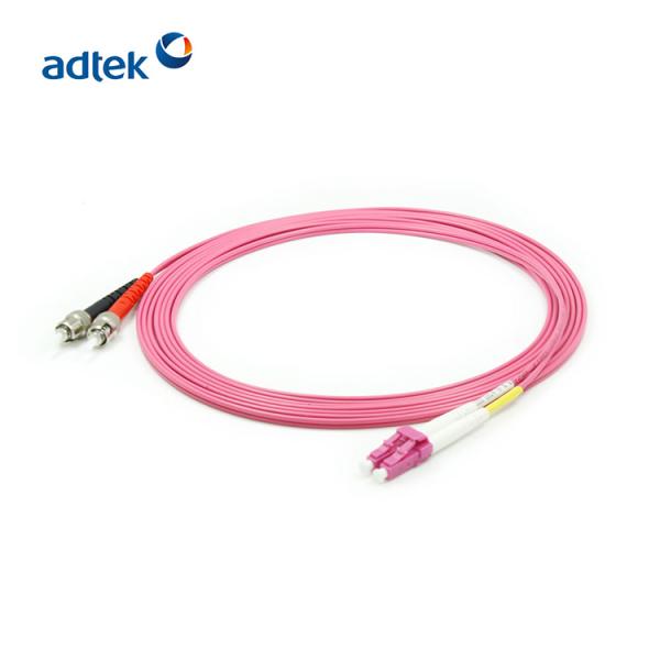 LC To ST Multimode Duplex Fiber Optic Patch Cable OM4 Optical Fiber Patch Cord