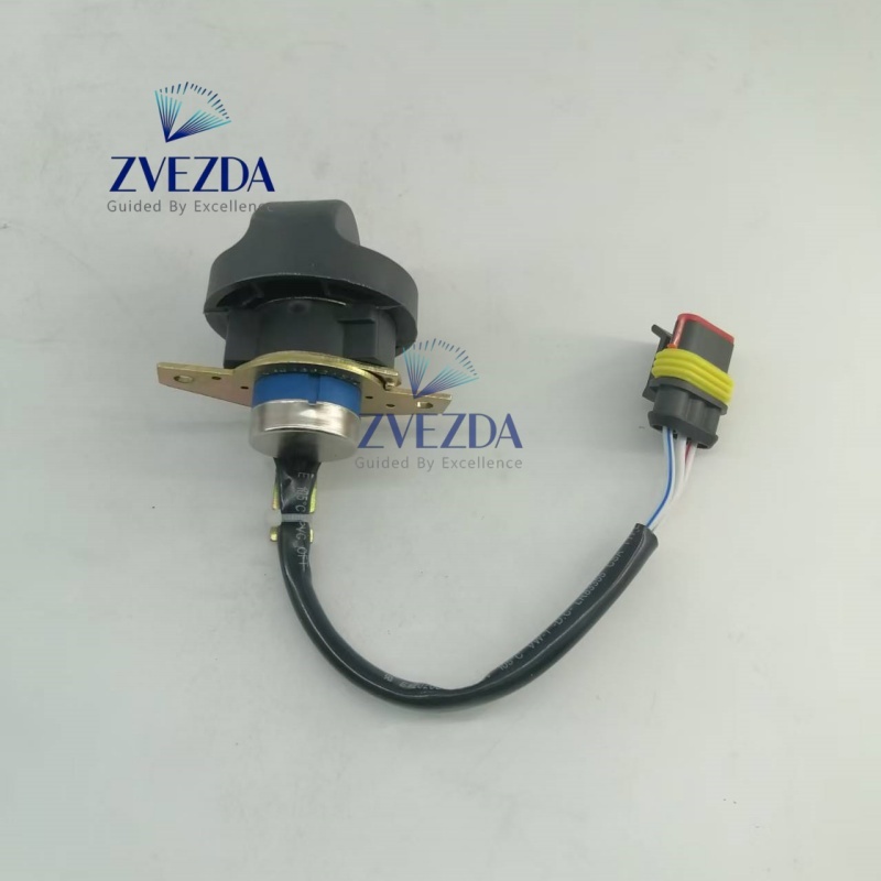 ODM Excavator Spares Rotary Engine Speed Adjustment Knob Replacement 21Q4-20811