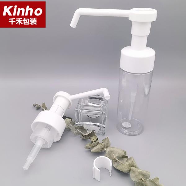 Long Nozzle Plastic Liquid Soap Foam Pump Dispenser For Cleaning Mousse Bottle