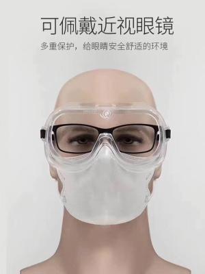Custom Medical Safety Goggles Double Layer Anti Fog Medical Isolation Goggles