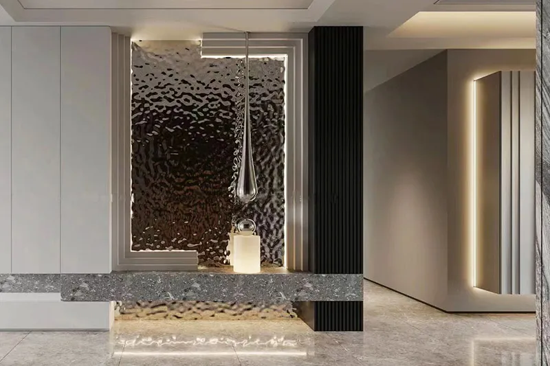 304 Золотая средняя водная волна из нержавеющей стали