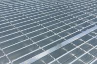 Rejas de barras galvanizadas de acero para pasillos industriales cuadrados