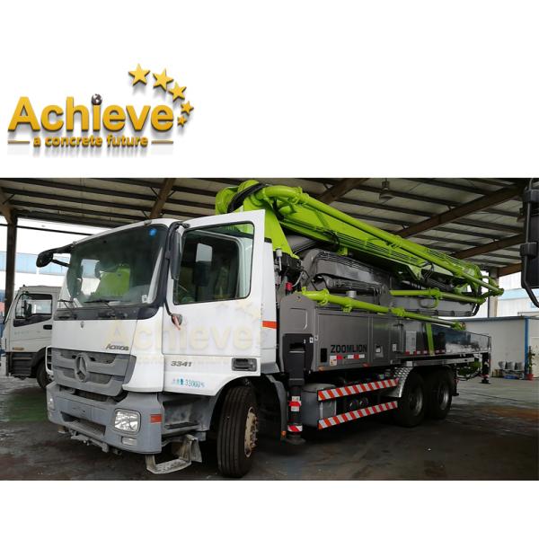 47M используемая тележка конкретного смесителя шасси Benz заграждения конкретного насоса ZOOMLION