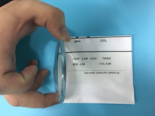 Hard Multi Coating 1.50 Standard Single Vision Lens , Cr39 Best Spectacle Lenses