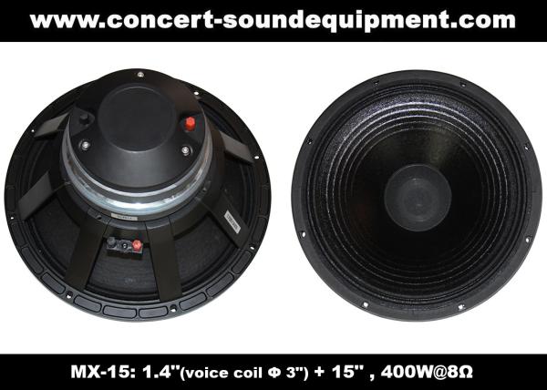 PA Sound Equipment 400W 3+15 Plywood Coaxial Stage Monitor For Living Event And Show