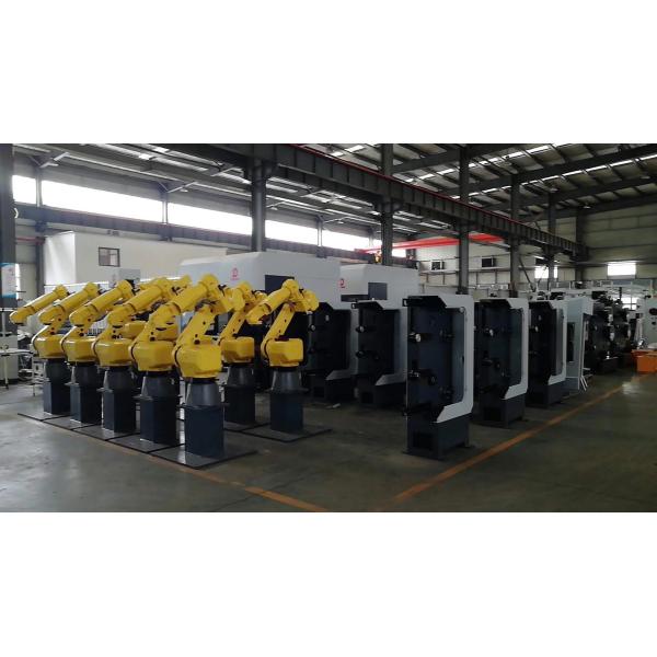 Industrial Automatic Metal Brass Parts Polishing Machine Auto Parts Hardware Grinding Robot Sand Belt Equipment