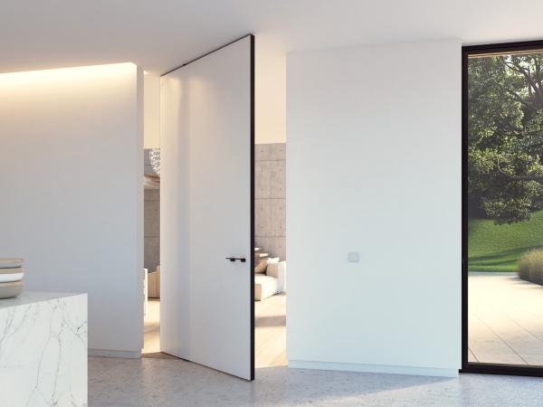 Luxury Villa Aluminum Pivot Doors , Pivoting Walls Environmental Integrated