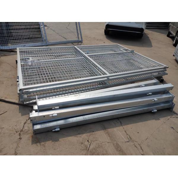 Загородка металла коррозионной устойчивости горячая окунутая гальванизированная изогнутая с типом столбом персика