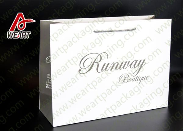Cotton Rope LOGO Printable Promotional Paper Bags Small Size OEM