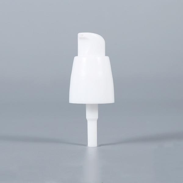 White 20/410 20mm Pump For Cream Ergonomic Design