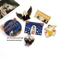 Pinos de esmalte personalizados Medallas Metal Idol Corea Kpop Pinos de rebanada
